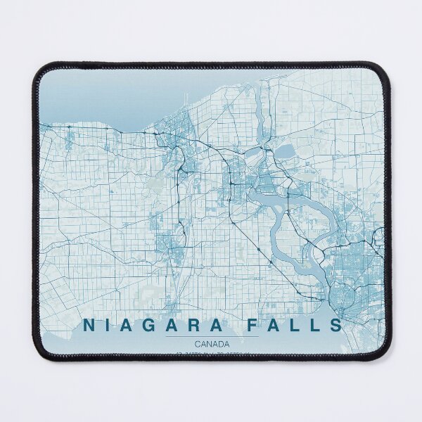 Item preview, Niagara Falls Canada illustrated map designed and sold by Roxane Bay.