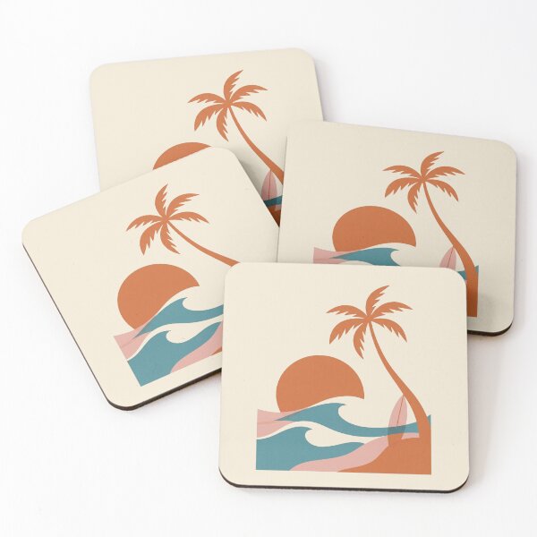 Item preview, Minimalist Nauru Holiday Anibare Bay Tropical Paradise designed and sold by DuckOddity.