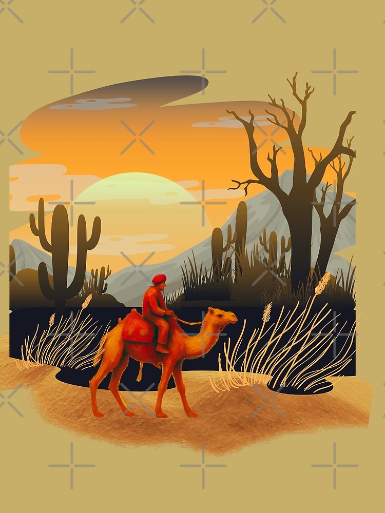 Thumbnail 3 of 3, Scarf, Camel Ride designed and sold by AppealingVibes.