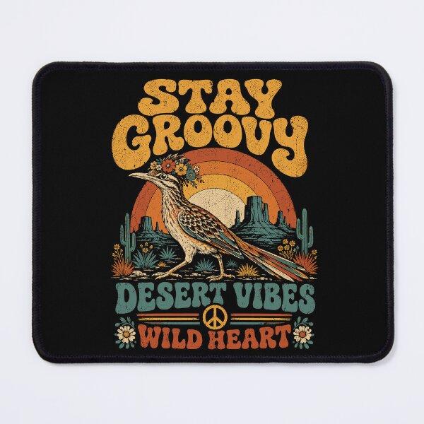 Item preview, Stay Groovy Desert Vibes Roadrunner Wild Heart designed and sold by JasKei-Designs.