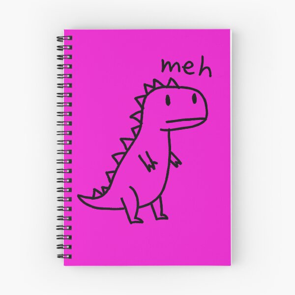Item preview, Minimal Dinosaur “Meh” Mood Meme designed and sold by PreeCha Art & Co..