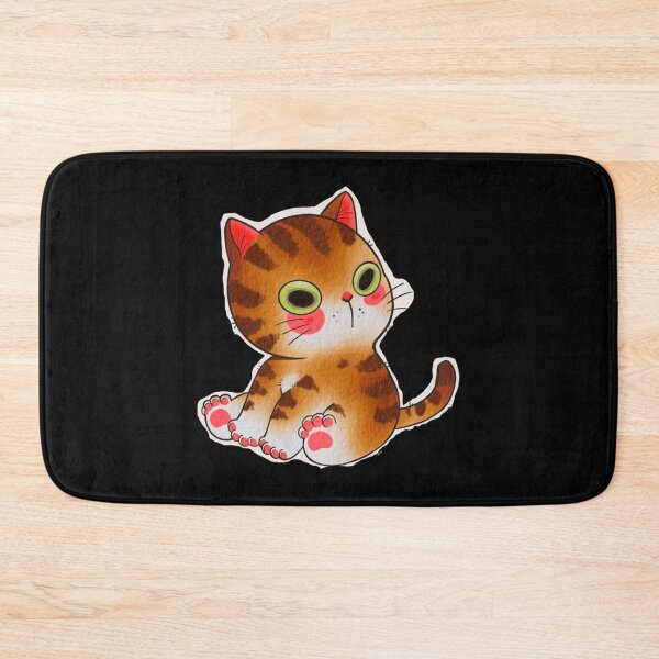 Item preview, Cute Calico Cat Sitting Cartoon Illustration designed and sold by Vekonn.