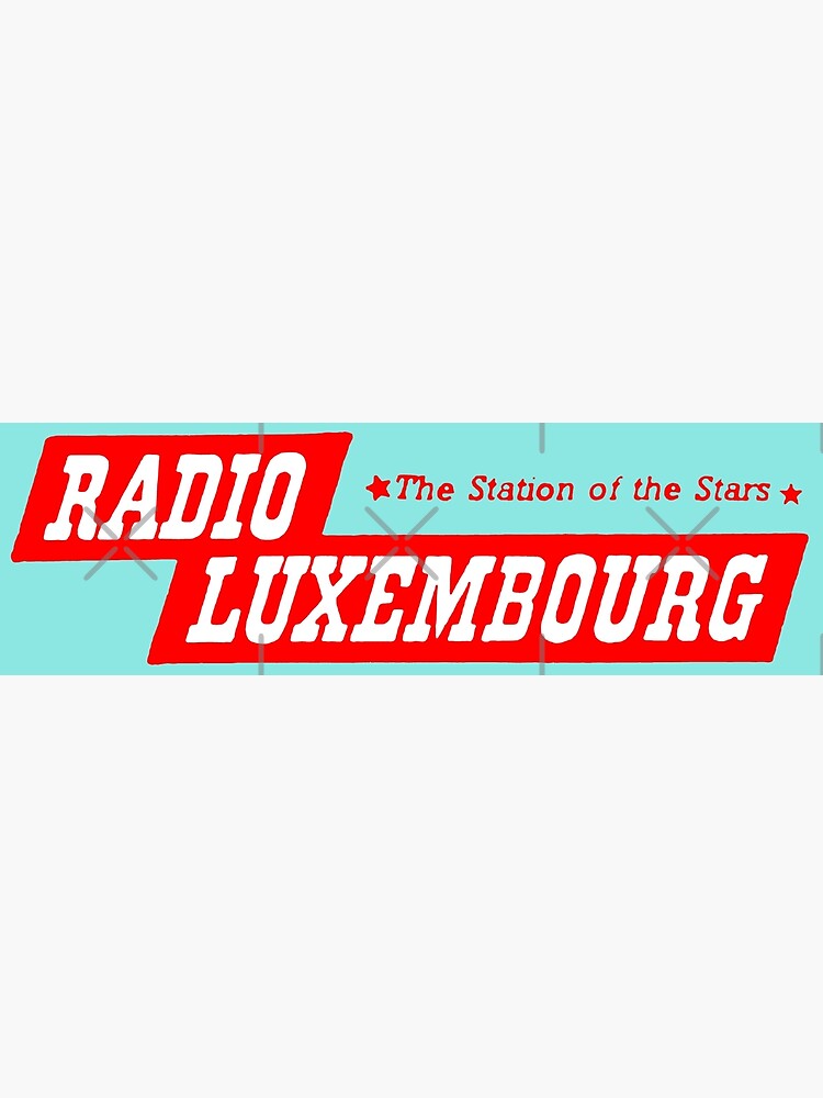 Discover Radio Luxembourg! Premium Matte Vertical Poster