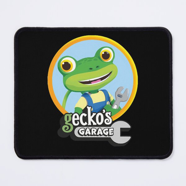 Item preview, Smiling Green Lizard Character Wearing Yellow Mechanics designed and sold by Designerpop.