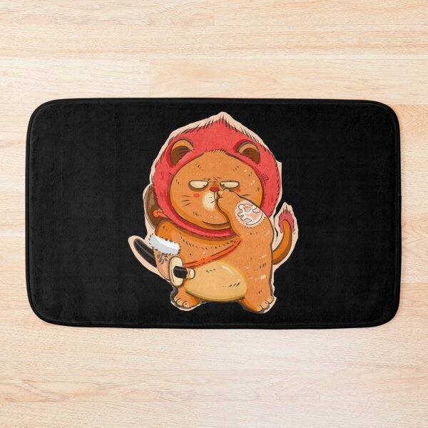 Item preview, Cute Lion Samurai Warrior Cartoon Art designed and sold by Vekonn.