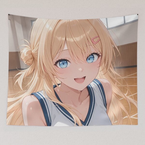Item preview, Yuu Amami Second Prettiest Girl Kura Nika Basketball Closeup Smile designed and sold by GABRIELMURPHY.