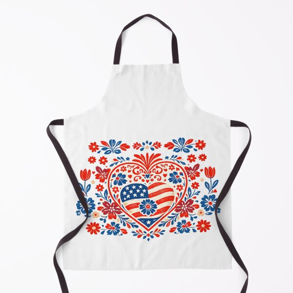 Item preview, Patriotic Heart Folk Art designed and sold by RexNoise.