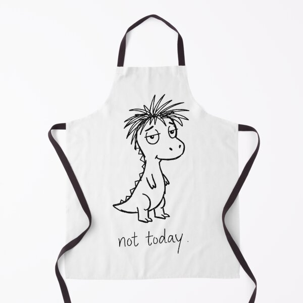 Item preview, Grumpy Dinosaur “Not Today” Meme designed and sold by PreeCha Art & Co..