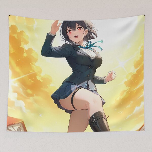 Item preview, Umi Asanagi Second Prettiest Girl Golden Sky Leap designed and sold by GABRIELMURPHY.