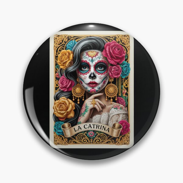 Item preview, La Catrina Tarot Day Of Dead Mexican Vintage designed and sold by charoen-design.