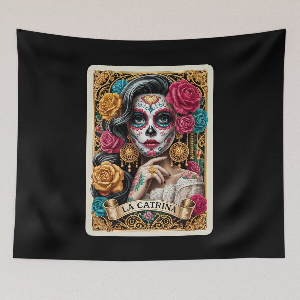 Item preview, La Catrina Tarot Day Of Dead Mexican Vintage designed and sold by charoen-design.