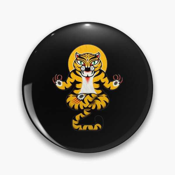 Item preview,  Zen Meditating Tiger Yoga Cartoon Illustration designed and sold by Vekonn.