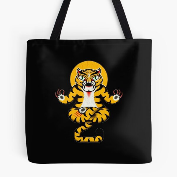 Item preview,  Zen Meditating Tiger Yoga Cartoon Illustration designed and sold by Vekonn.