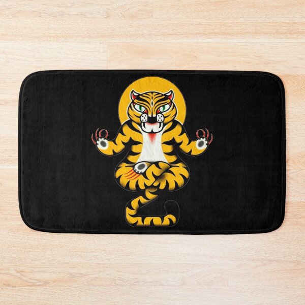 Item preview,  Zen Meditating Tiger Yoga Cartoon Illustration designed and sold by Vekonn.