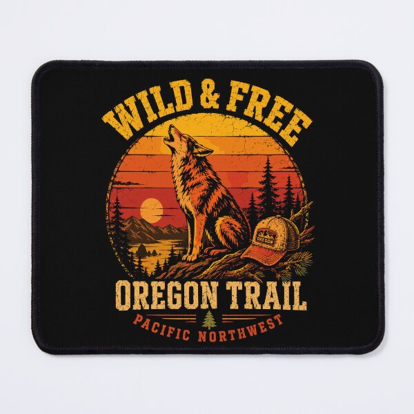 Item preview, Wild and Free Oregon Trail Pacific Northwest Wolf designed and sold by JasKei-Designs.
