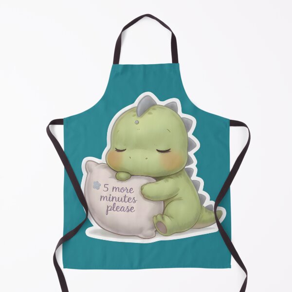 Item preview, Sleepy Cute Dinosaur 5 More Minutes Please designed and sold by PreeCha Art & Co..