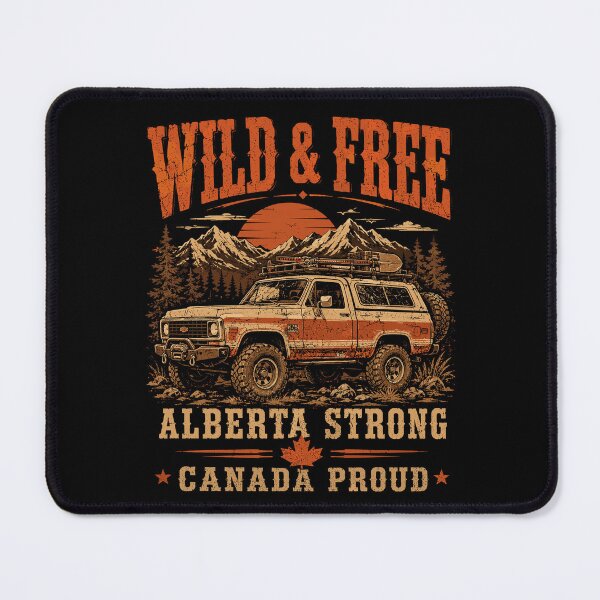 Artikelvorschau, Wild and Free Alberta Strong Vintage Off Road 4x4 entworfen und verkauft von JasKei-Designs.
