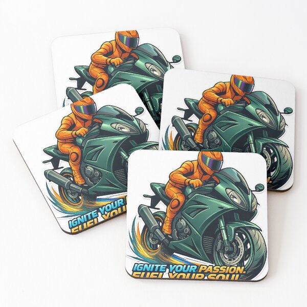 Item preview, Sport Bike Rider Graphic | Ignite Your Passion Fuel Your Soul | Motorcycle Racing | Sportbike Sticker | Biker Gift designed and sold by Akseries.