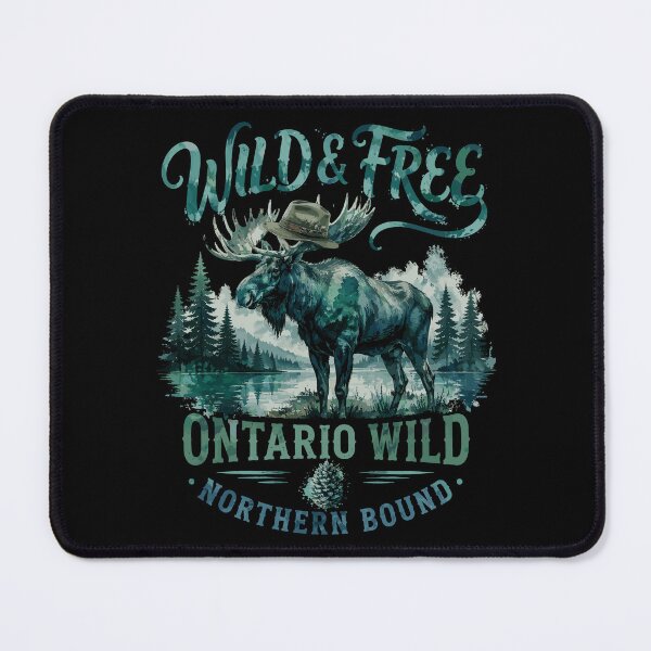 Item preview, Wild and Free Ontario Moose Northern Bound designed and sold by JasKei-Designs.