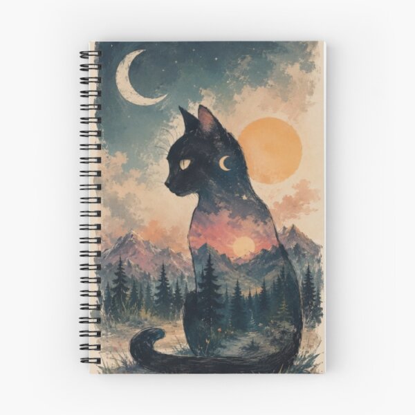 Item preview, Mountain Silhouette Cat designed and sold by R-market.