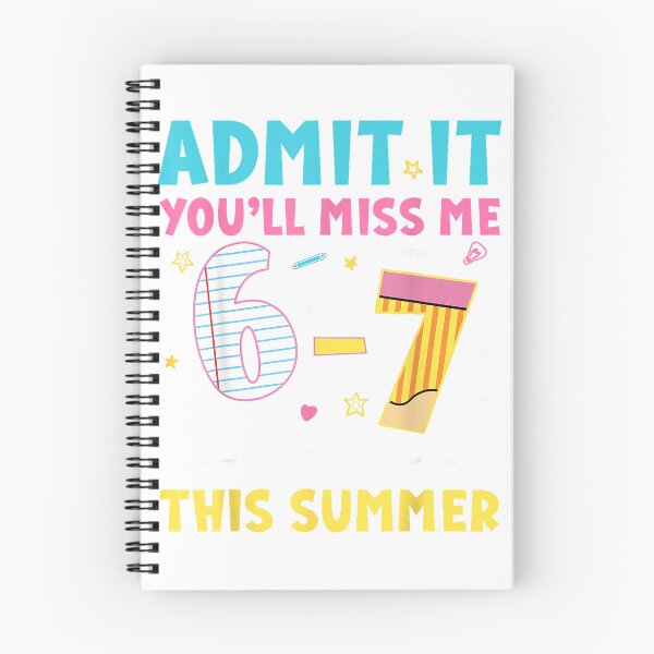 Item preview, Admit It You'll Miss Me 6 7 Times Last Day of School Teacher T-Shirt designed and sold by JankoZED.