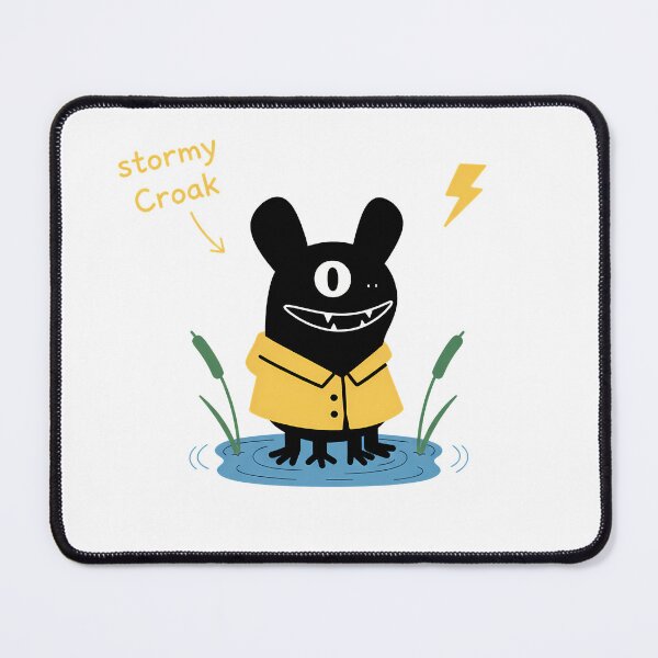 Item preview, Stormy Croak - Frog designed and sold by SilhouCreatures.