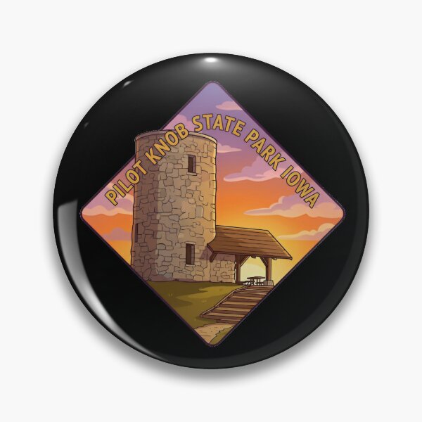 Item preview, pilot knob state park designed and sold by Broken Antler Designs .