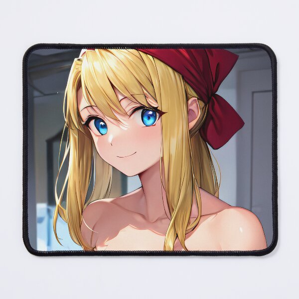 Item preview, Winry Rockbell Fullmetal Alchemist Red Bandana Smile Portrait designed and sold by B5fivemerch.
