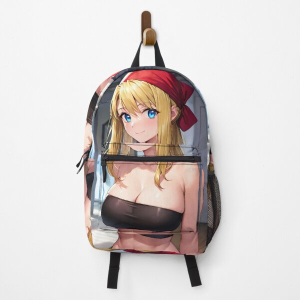 Item preview, Winry Rockbell Fullmetal Alchemist Red Bandana Smile Portrait designed and sold by B5fivemerch.