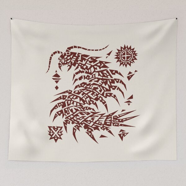 Item preview, Brutalist Tribal Centipede Graphic - Creature Streetwear designed and sold by JonelCrafts.