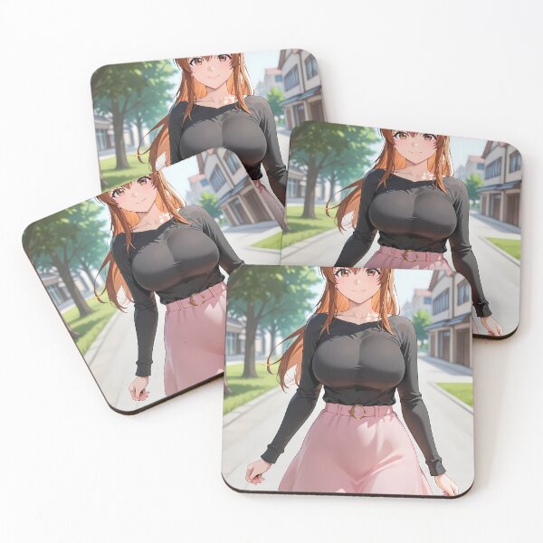 Item preview, Aina Yoshiwara Grand Blue Casual Street Pink Skirt designed and sold by B5fivemerch.
