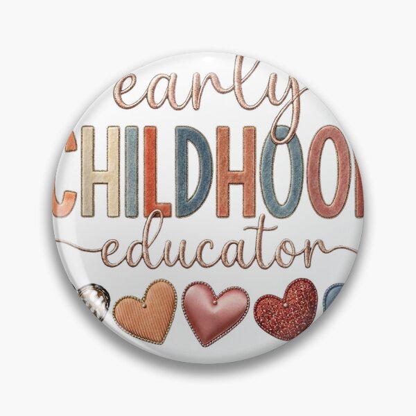 Item preview, Early Childhood Educator Hearts Teaching Love Design T-Shirt designed and sold by KTY-NUSS.