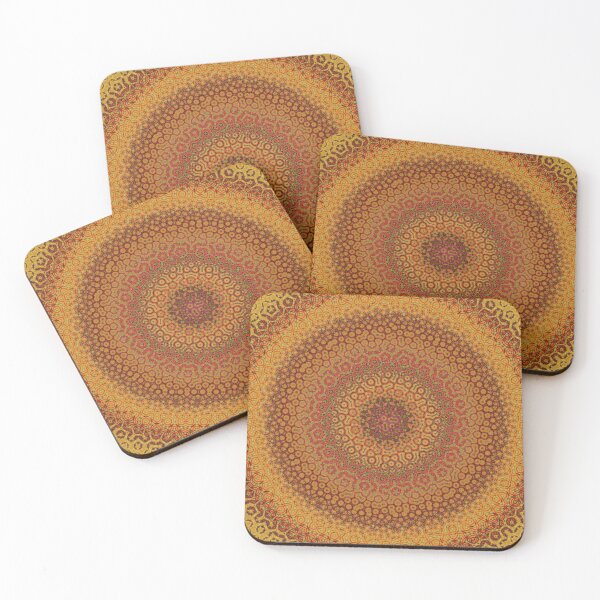 Item preview, Sunny Bullseye Pattern designed and sold by Shy Fractal Designs.