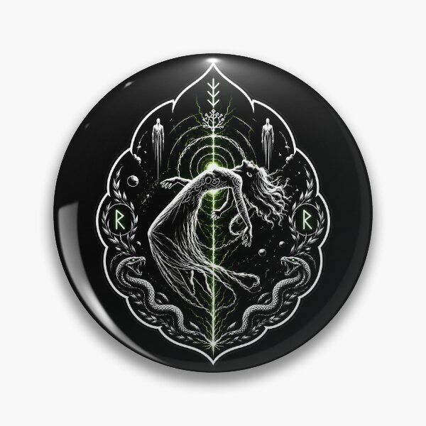 Item preview, "Baldr's Ascension | Norse Mythology Viking Sigil Art" designed and sold by Umbra666.