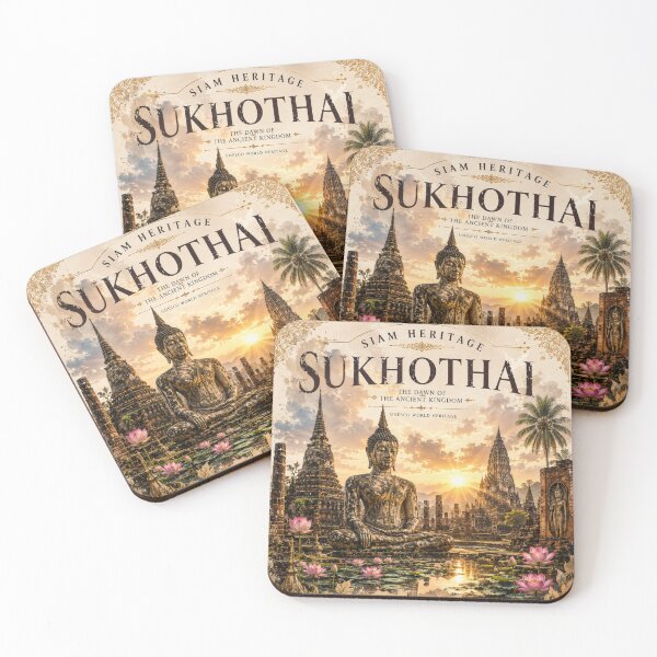 Item preview, Siam Heritage SukhoThai The dawn of Ancient Kingdom Thailand unesco world heritage,brafdesign  designed and sold by Brafdesign.