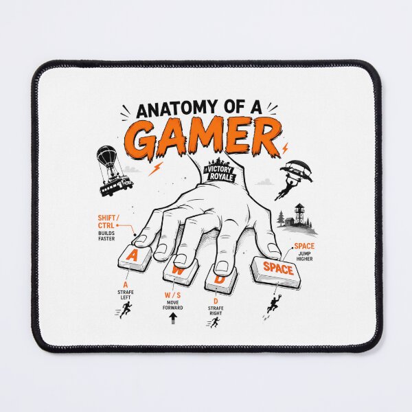 Item preview, Anatomy of a gamer designed and sold by FORTNITEFILTHYBANTER.