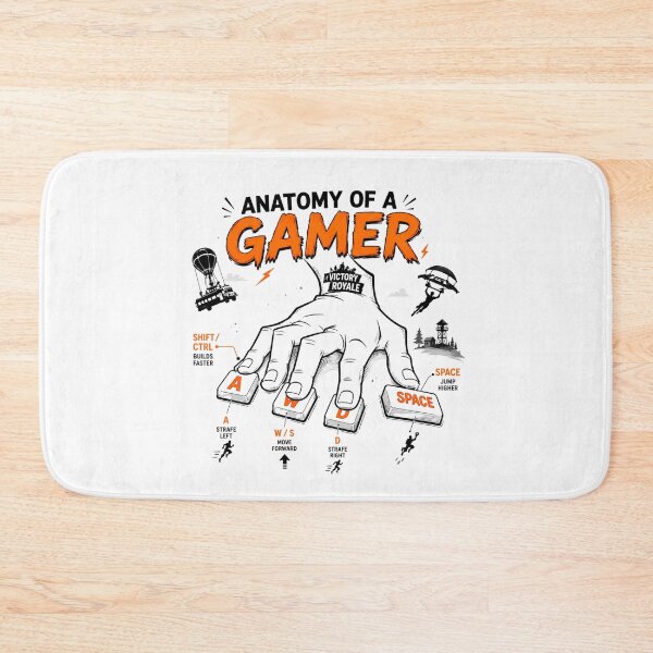 Item preview, Anatomy of a gamer designed and sold by FORTNITEFILTHYBANTER.