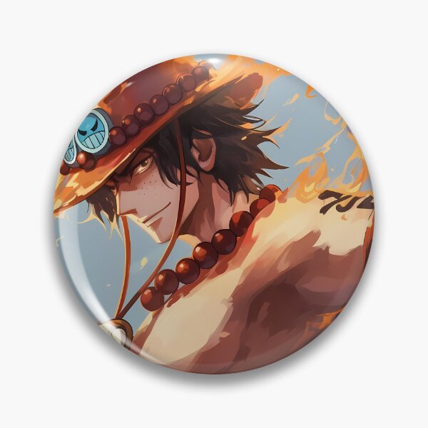 Item preview, Portgas D Ace One Piece Bright Flame Smile designed and sold by B5fivemerch.