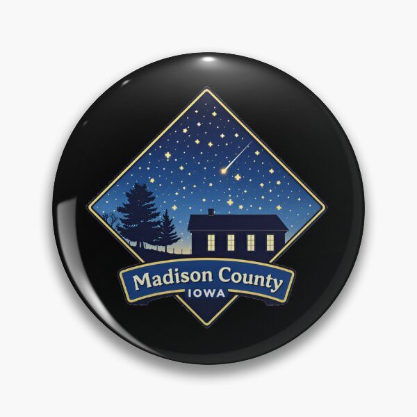 Item preview, Madison County Iowa designed and sold by Broken Antler Designs .