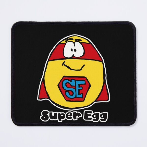 Item preview, Funny Egg Food Character Wearing Blue Superhero Mask designed and sold by Viruz-.
