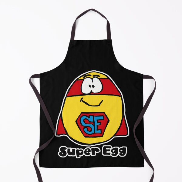 Item preview, Funny Egg Food Character Wearing Blue Superhero Mask designed and sold by Viruz-.