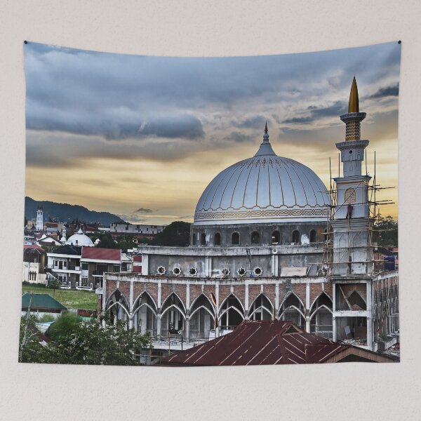 Item preview, Spiritual serenity in the face of the Indonesian mountains designed and sold by franck380.