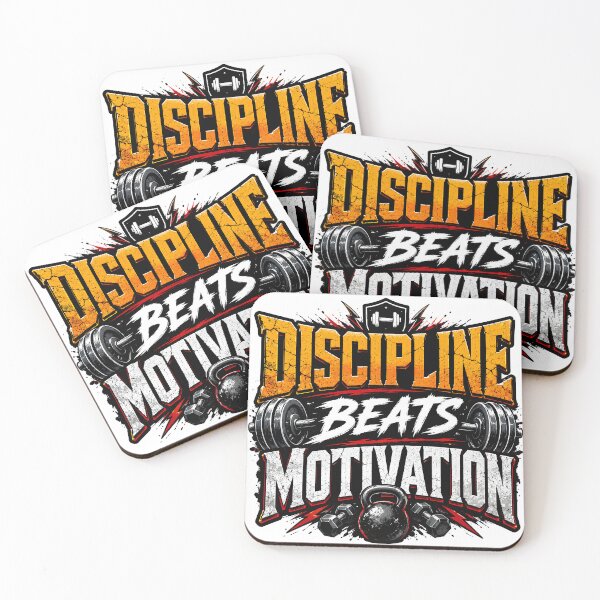 Item preview, Discipline Beats Motivation designed and sold by Vexorask.