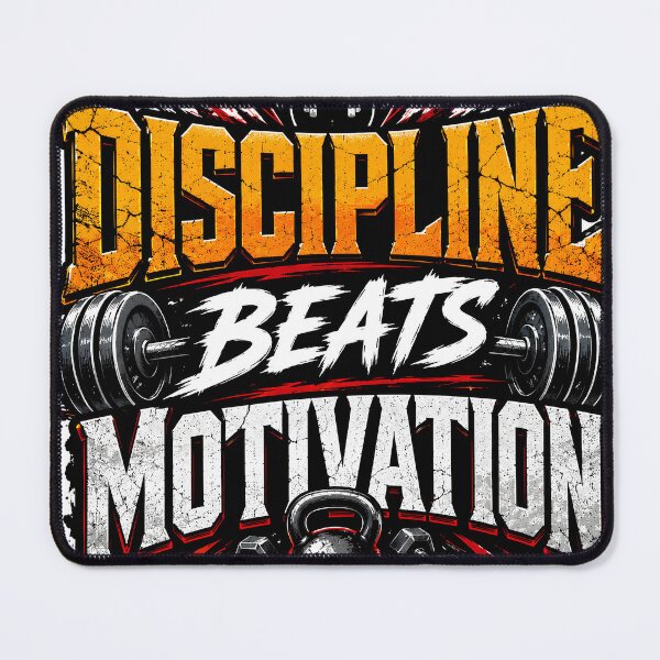 Item preview, Discipline Beats Motivation designed and sold by Vexorask.