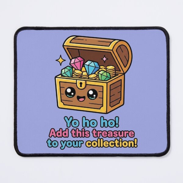 Item preview, Cute Pirate Treasure Chest Design | Kawaii Treasure Box Artwork | Yo Ho Adventure Theme designed and sold by morning sun.