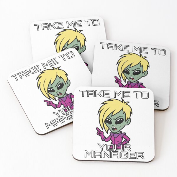 Item preview, Take Me To Your Manager Funny Alien Karen Meme Gift designed and sold by Chrono Design Workx.