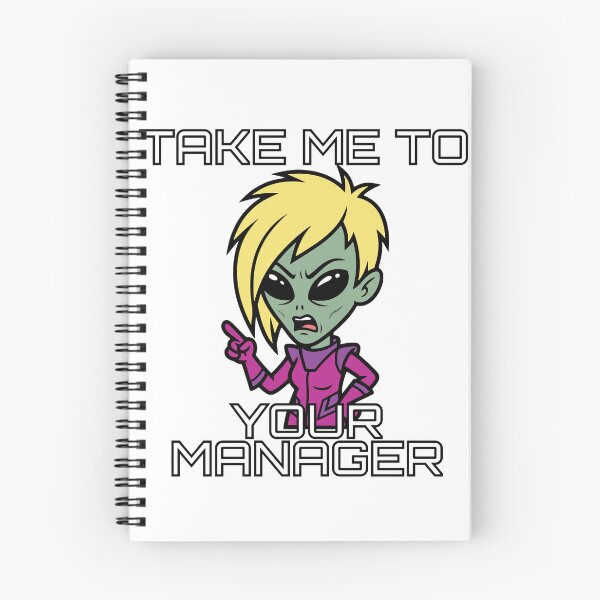 Item preview, Take Me To Your Manager Funny Alien Karen Meme Gift designed and sold by Chrono Design Workx.
