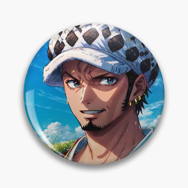 Item preview, Trafalgar Law One Piece Meadow Sky Calm Smile designed and sold by B5fivemerch.