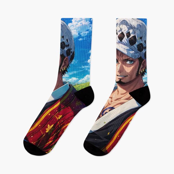 Item preview, Trafalgar Law One Piece Meadow Sky Calm Smile designed and sold by B5fivemerch.
