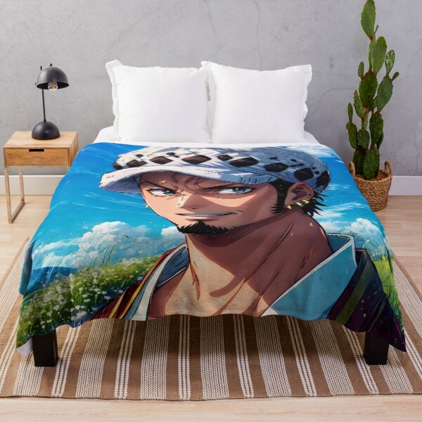 Item preview, Trafalgar Law One Piece Meadow Sky Calm Smile designed and sold by B5fivemerch.